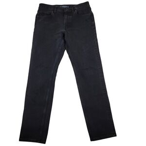 Everlane Uniform Slim 4-Way Stretch Jean Men's Sz 32 Faded Black Organic‎ Cotton